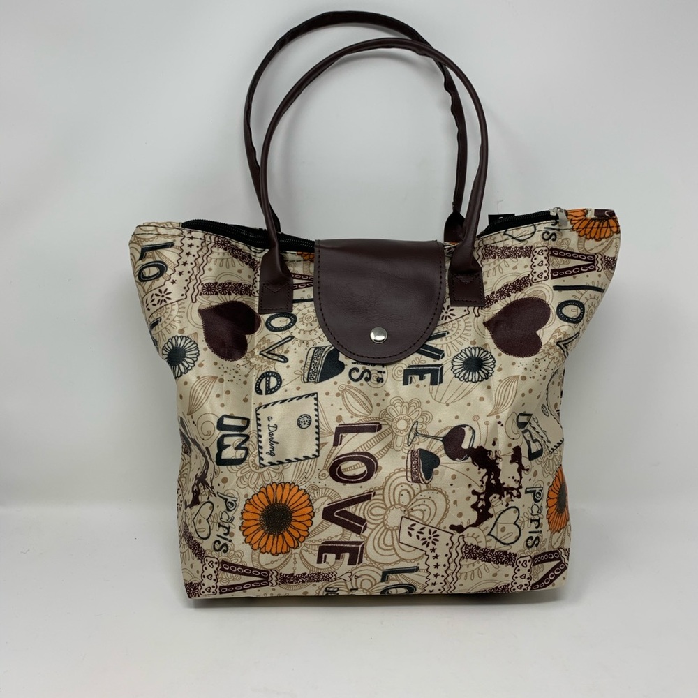 Women Tote Shoulder Handbag Travel Beach Bag - Picture 3 of 4